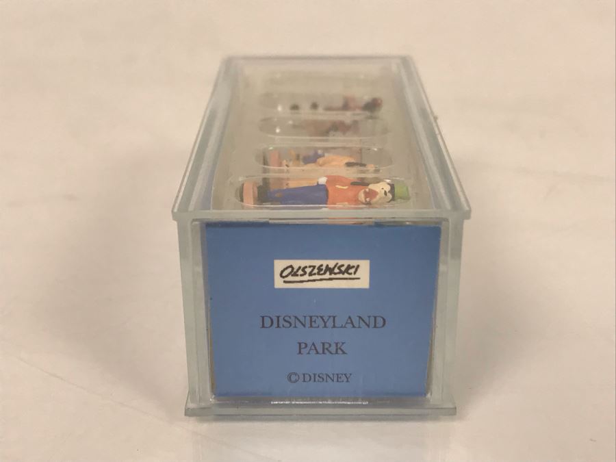 NEW Robert Olszewski Disneyland Main Street, USA Collection Miniatures Fab Five Character Pack DL401 Featuring Mickey Mouse, Minnie Mouse, Donald Duck, Goofy And Pluto - Estimate $100-$200 [Photo 4]