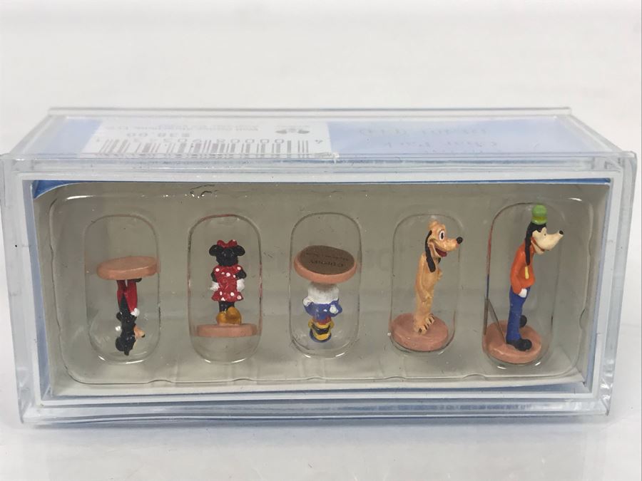 NEW Robert Olszewski Disneyland Main Street, USA Collection Miniatures Fab Five Character Pack DL401 Featuring Mickey Mouse, Minnie Mouse, Donald Duck, Goofy And Pluto - Estimate $100-$200 [Photo 2]