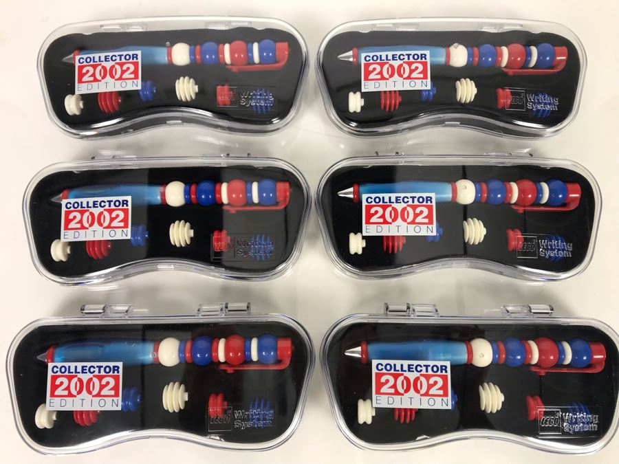 Six NEW 2002 LEGO Collector Edition Pens LEGO Writing System [Photo 2]