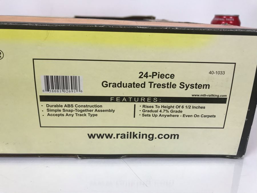 NEW Real Trax 24-Piece Graduated Trestle Set Rail King By M.T.H. Electric Trains [Photo 3]
