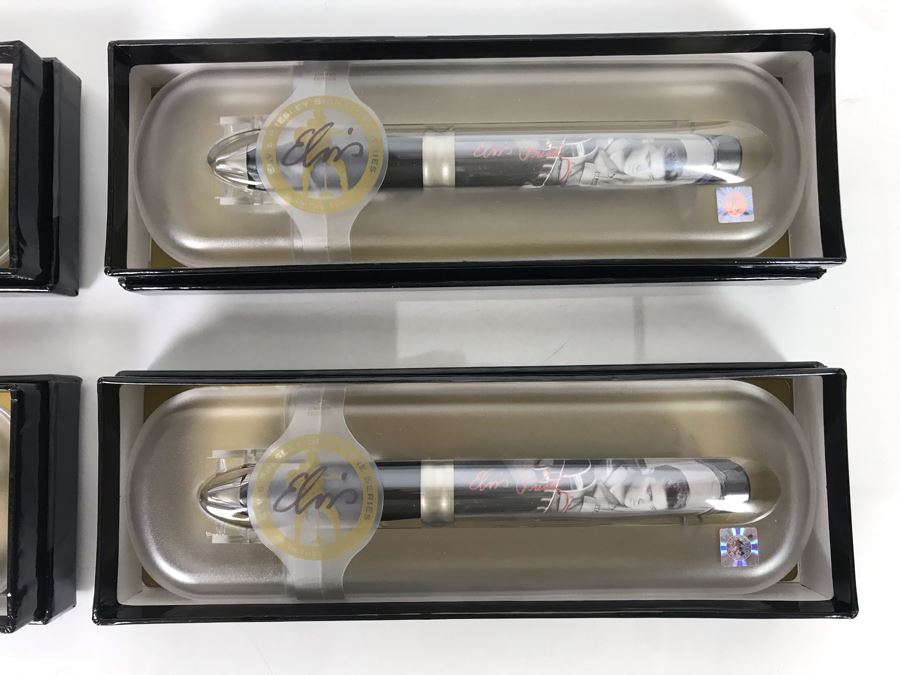 Four New Limited Edition Elvis Presley In The Army Pens Individually Numbered [Photo 2]