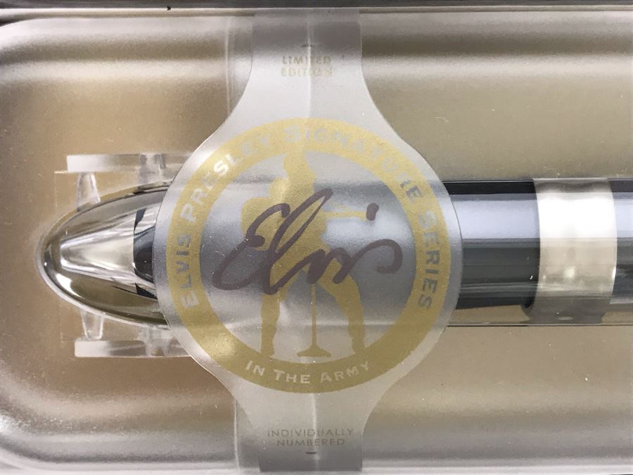 Four New Limited Edition Elvis Presley In The Army Pens Individually Numbered [Photo 3]
