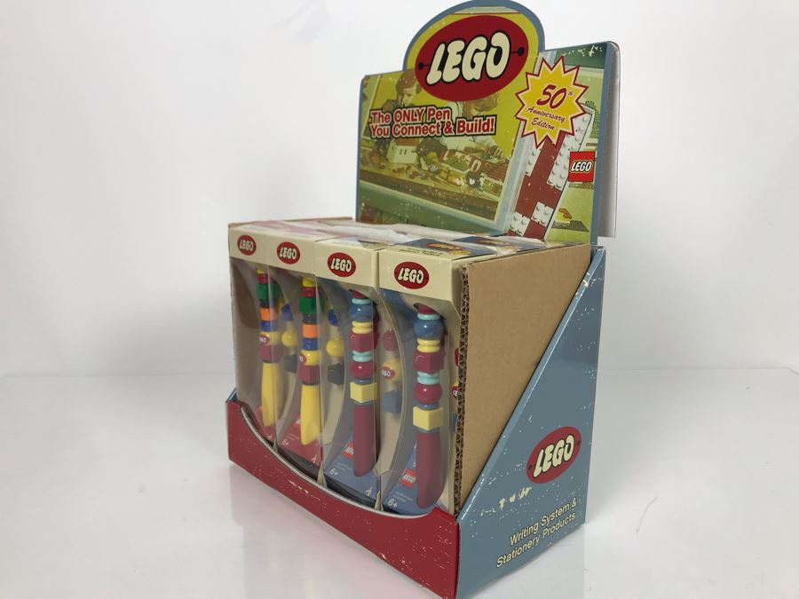 NEW LEGO 50th Anniversary Edition Pens With Store Display Merchandiser Total Of 12 Pens [Photo 5]