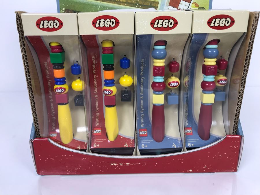 NEW LEGO 50th Anniversary Edition Pens With Store Display Merchandiser Total Of 12 Pens [Photo 4]