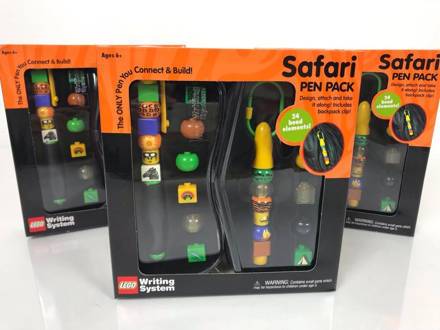 (3) Safari Pen Packs LEGO Writing System [Photo 2]