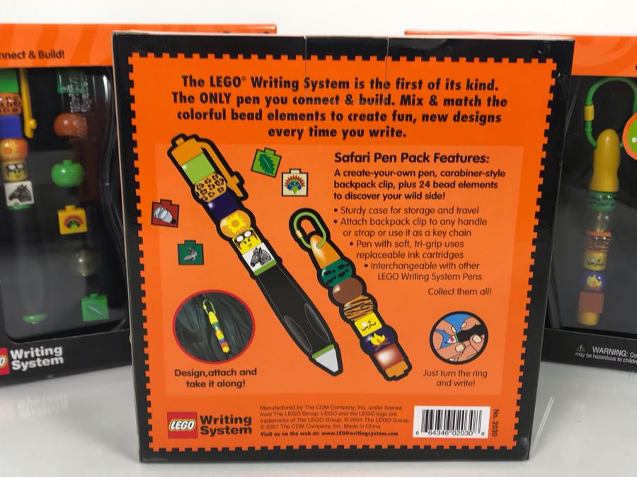 (3) Safari Pen Packs LEGO Writing System [Photo 6]