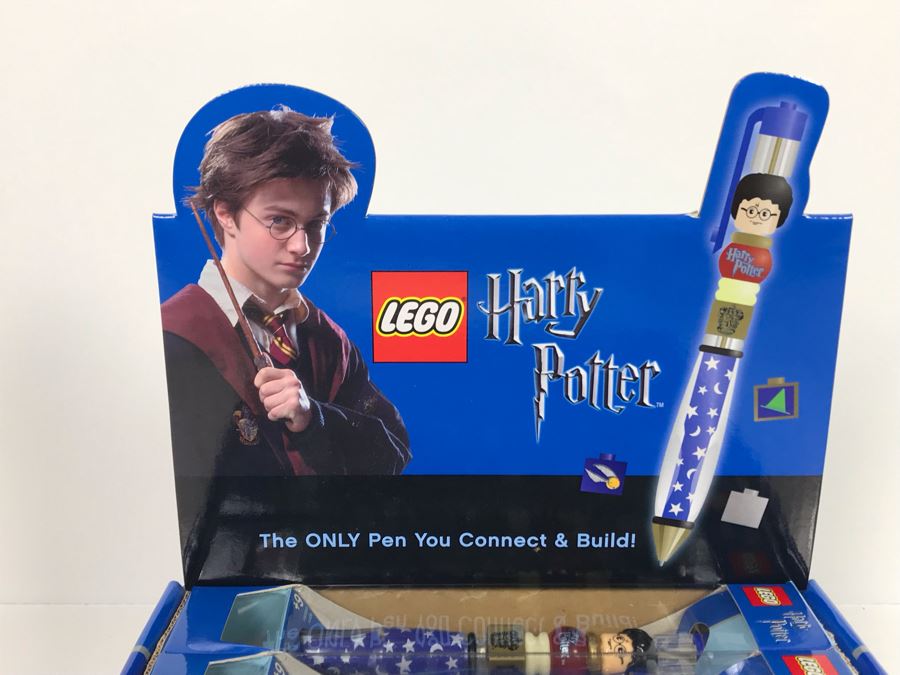 Harry Potter LEGO Pens With Store Display Merchandiser LEGO Writing System 12 Pens Total [Photo 5]