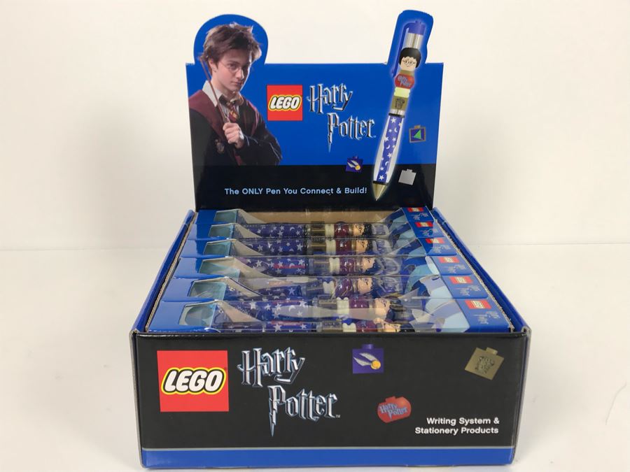 Harry Potter LEGO Pens With Store Display Merchandiser LEGO Writing System 12 Pens Total [Photo 2]