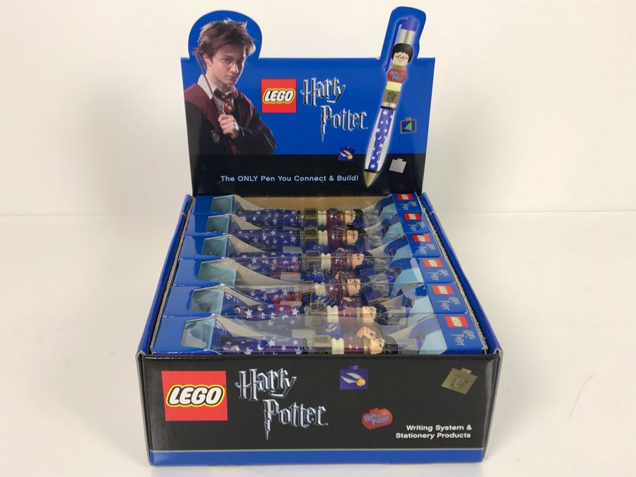 Harry Potter LEGO Pens With Store Display Merchandiser LEGO Writing System 12 Pens Total [Photo 3]