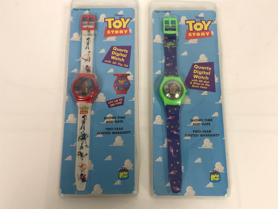 Pair Of New Disney's Original Toy Story Watches Woody And Buzz Lightyear