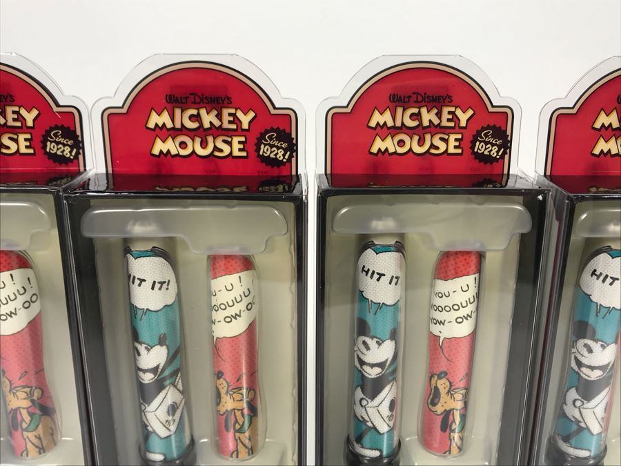 Four Walt Disney's Mickey Mouse Pod Pens Limted Edition / Individually Numbered Blue Grips [Photo 3]