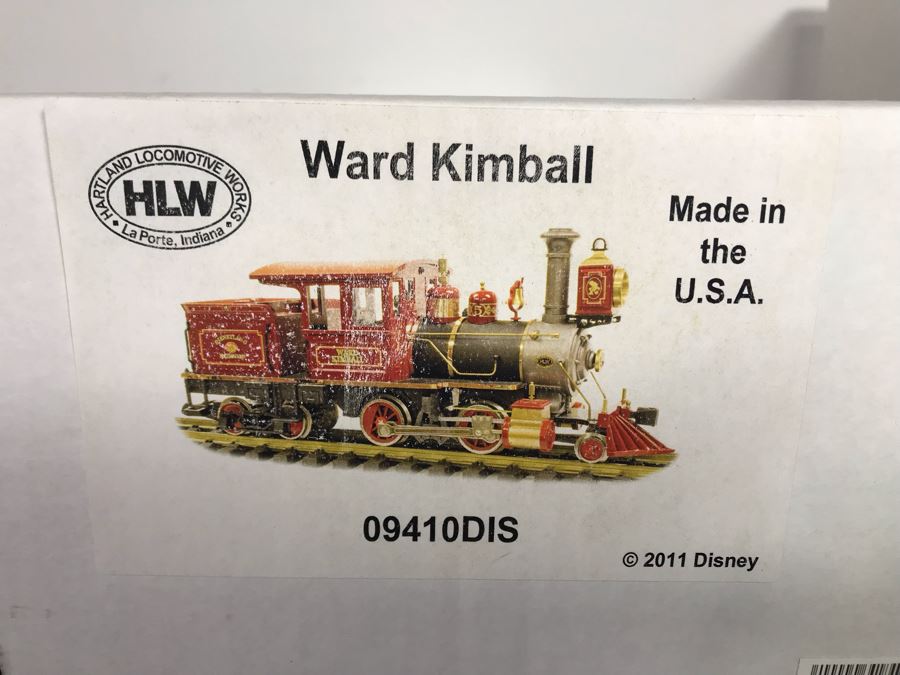 Ward Kimball Hartland Locomotive Works Disneyland Railroad Train Engine W/ SIGNED Michael Broggie Limited Edition Walt Disney's Centennial Carolwood Pacific Caboose Official Disneyana Convention & Carolwood Flat Car, Gondola, Cattle Car And Box Car Train [Photo 41]