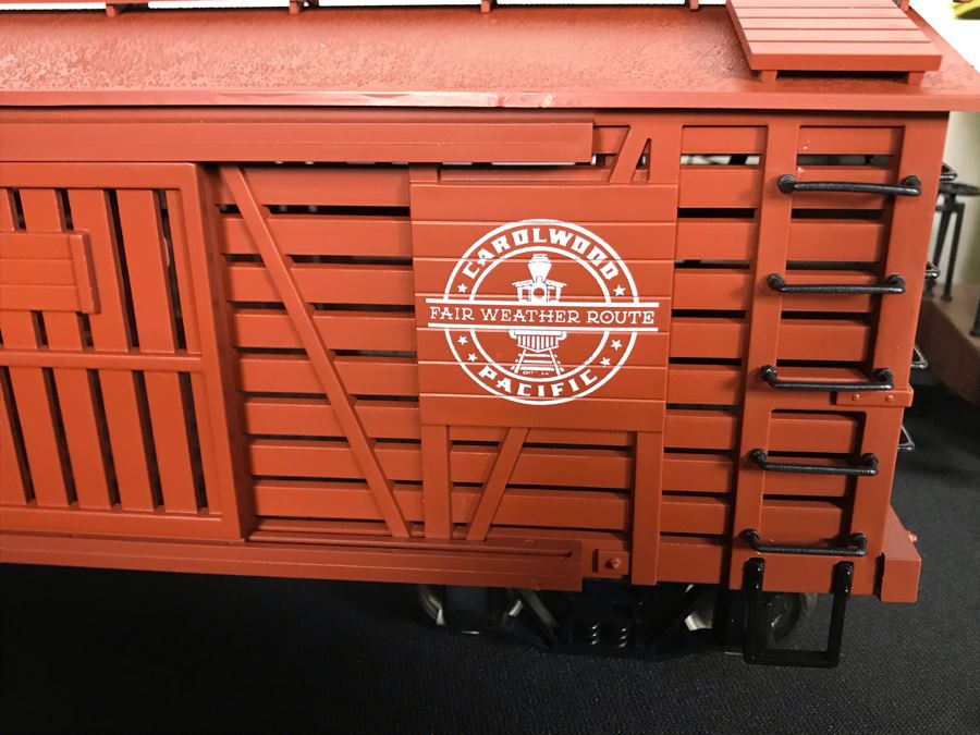 Ward Kimball Hartland Locomotive Works Disneyland Railroad Train Engine W/ SIGNED Michael Broggie Limited Edition Walt Disney's Centennial Carolwood Pacific Caboose Official Disneyana Convention & Carolwood Flat Car, Gondola, Cattle Car And Box Car Train [Photo 29]