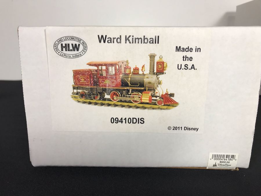 Ward Kimball Hartland Locomotive Works Disneyland Railroad Train Engine W/ SIGNED Michael Broggie Limited Edition Walt Disney's Centennial Carolwood Pacific Caboose Official Disneyana Convention & Carolwood Flat Car, Gondola, Cattle Car And Box Car Train [Photo 40]