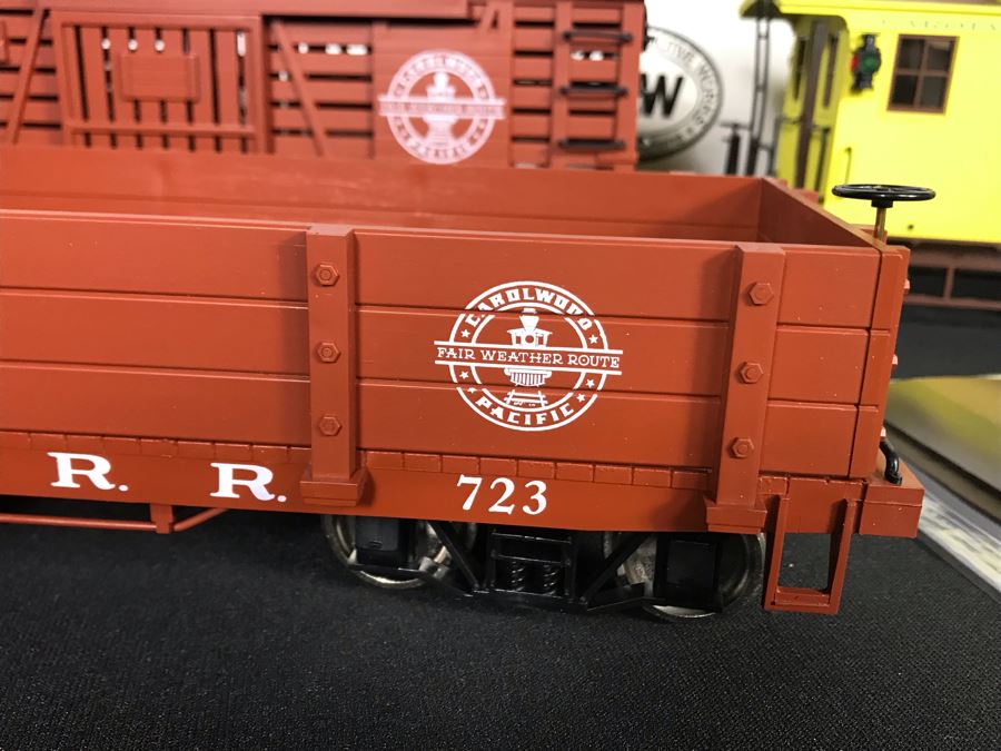 Ward Kimball Hartland Locomotive Works Disneyland Railroad Train Engine W/ SIGNED Michael Broggie Limited Edition Walt Disney's Centennial Carolwood Pacific Caboose Official Disneyana Convention & Carolwood Flat Car, Gondola, Cattle Car And Box Car Train [Photo 30]