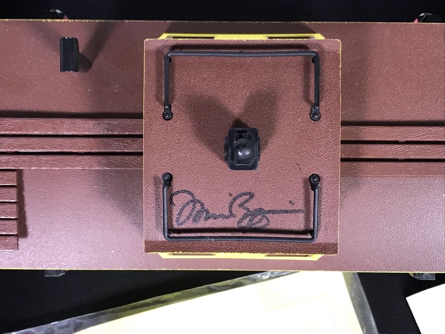 Ward Kimball Hartland Locomotive Works Disneyland Railroad Train Engine W/ SIGNED Michael Broggie Limited Edition Walt Disney's Centennial Carolwood Pacific Caboose Official Disneyana Convention & Carolwood Flat Car, Gondola, Cattle Car And Box Car Train [Photo 13]