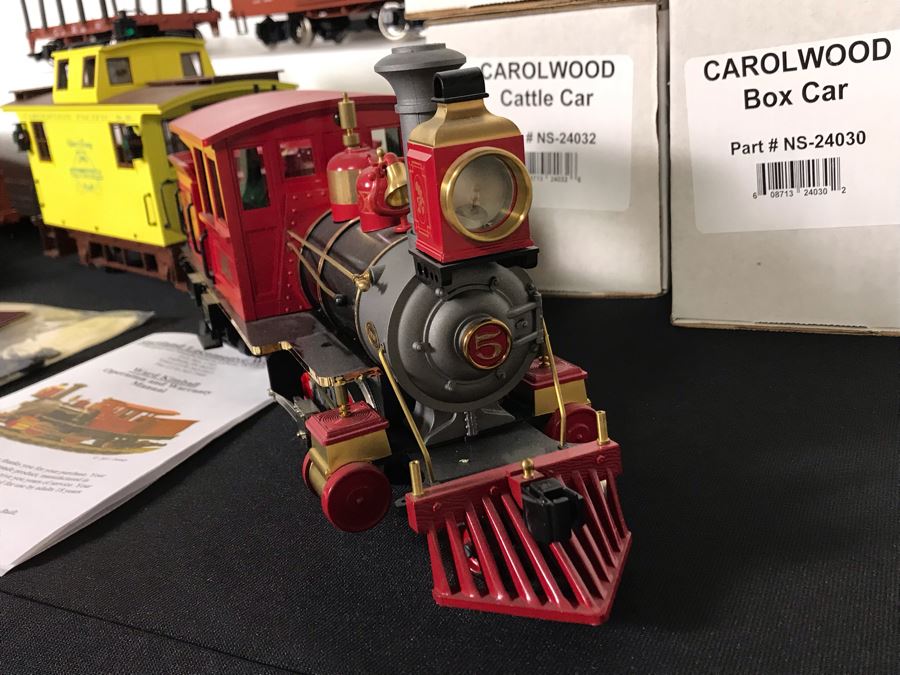 Ward Kimball Hartland Locomotive Works Disneyland Railroad Train Engine W/ SIGNED Michael Broggie Limited Edition Walt Disney's Centennial Carolwood Pacific Caboose Official Disneyana Convention & Carolwood Flat Car, Gondola, Cattle Car And Box Car Train [Photo 34]