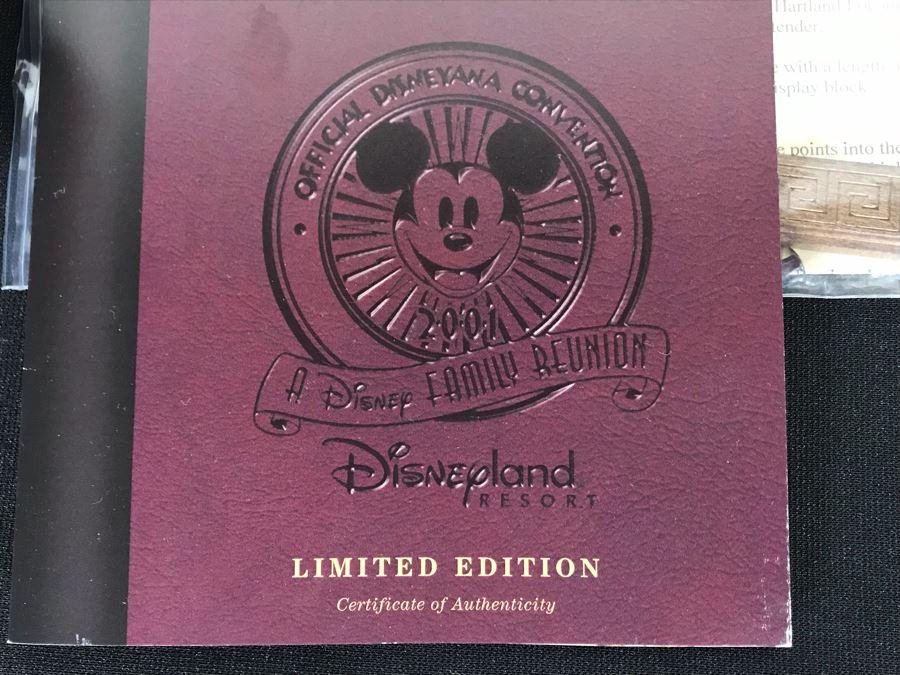 Ward Kimball Hartland Locomotive Works Disneyland Railroad Train Engine W/ SIGNED Michael Broggie Limited Edition Walt Disney's Centennial Carolwood Pacific Caboose Official Disneyana Convention & Carolwood Flat Car, Gondola, Cattle Car And Box Car Train [Photo 17]