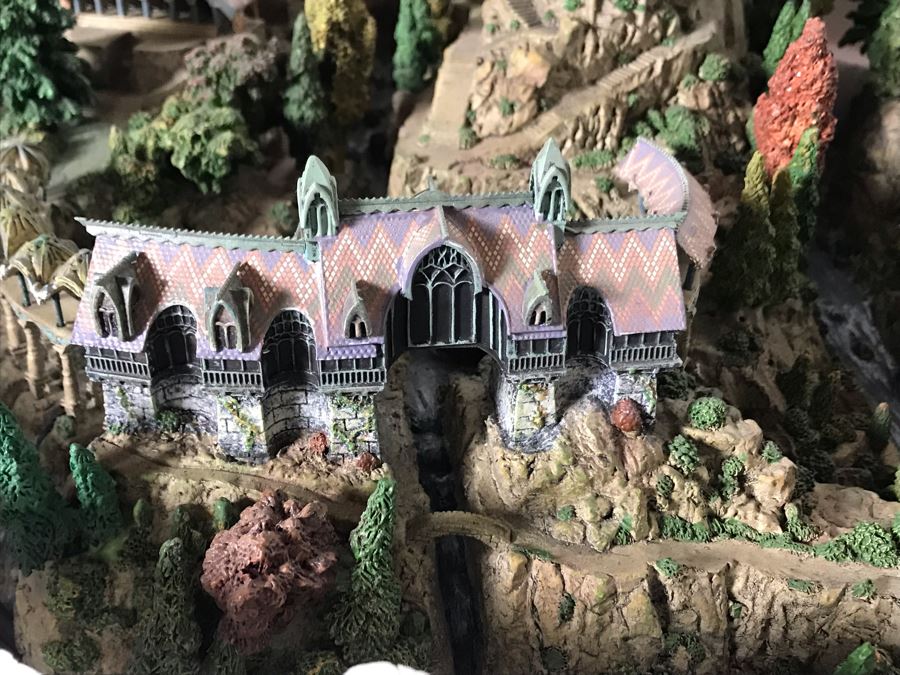 Large The Lord Of The Rings Rivendell Movie Reproduction From Weta Workshop With Box Retailed For $399 [Photo 4]