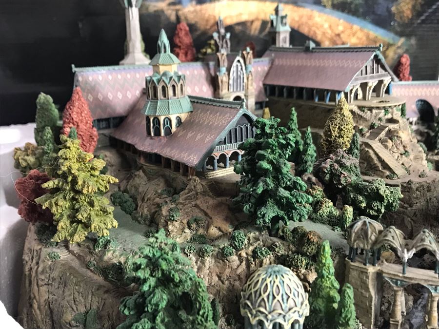 Large The Lord Of The Rings Rivendell Movie Reproduction From Weta Workshop With Box Retailed For $399 [Photo 8]