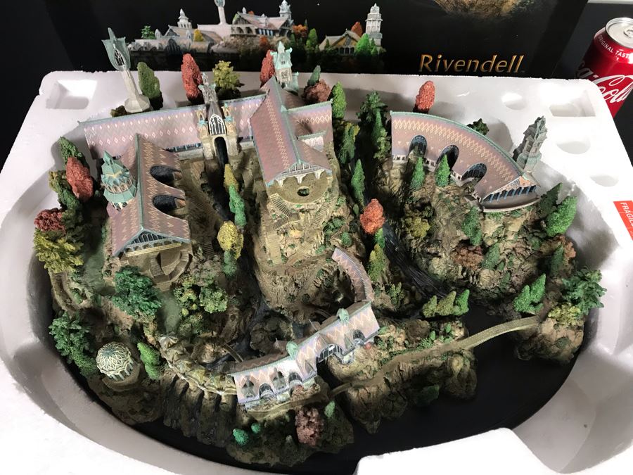 Large The Lord Of The Rings Rivendell Movie Reproduction From Weta Workshop With Box Retailed For $399 [Photo 3]