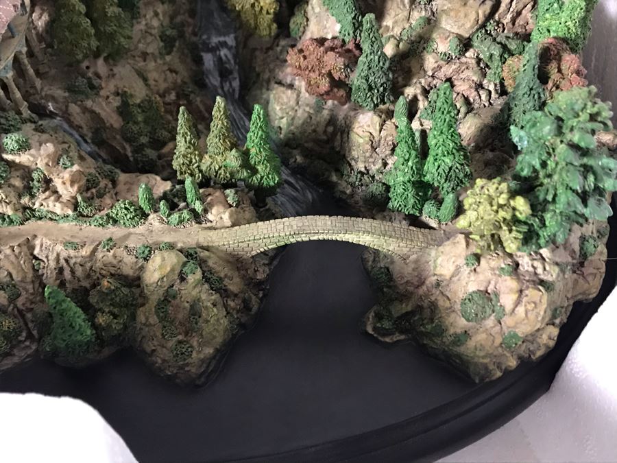 Large The Lord Of The Rings Rivendell Movie Reproduction From Weta Workshop With Box Retailed For $399 [Photo 6]