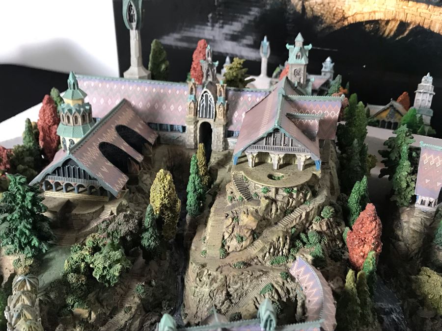 Large The Lord Of The Rings Rivendell Movie Reproduction From Weta Workshop With Box Retailed For $399 [Photo 5]