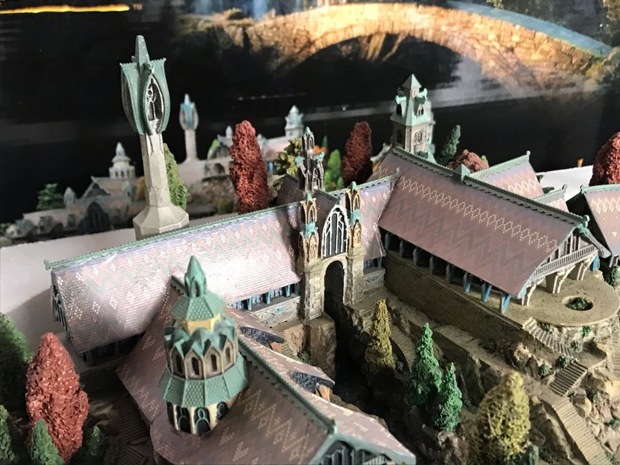 Large The Lord Of The Rings Rivendell Movie Reproduction From Weta Workshop With Box Retailed For $399 [Photo 11]