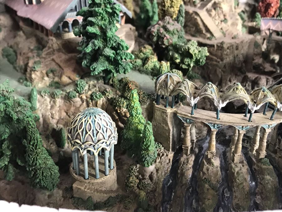 Large The Lord Of The Rings Rivendell Movie Reproduction From Weta Workshop With Box Retailed For $399 [Photo 9]