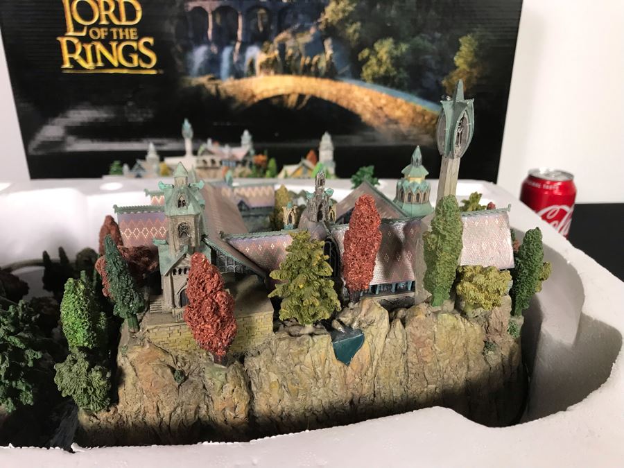 Large The Lord Of The Rings Rivendell Movie Reproduction From Weta Workshop With Box Retailed For $399 [Photo 14]