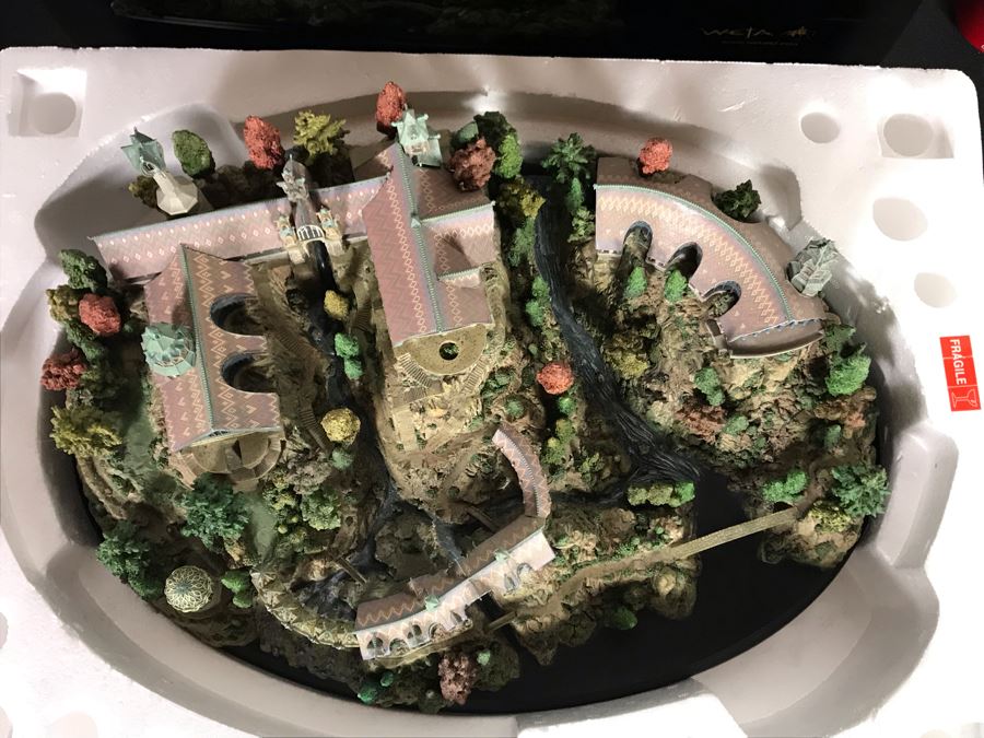 Large The Lord Of The Rings Rivendell Movie Reproduction From Weta Workshop With Box Retailed For $399 [Photo 12]