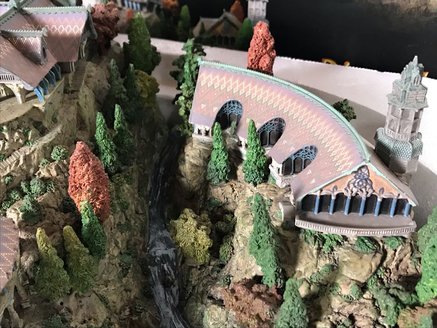 Large The Lord Of The Rings Rivendell Movie Reproduction From Weta Workshop With Box Retailed For $399 [Photo 7]