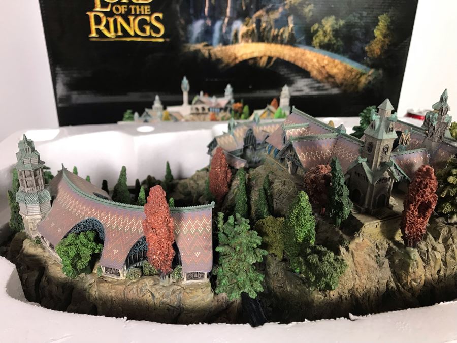 Large The Lord Of The Rings Rivendell Movie Reproduction From Weta Workshop With Box Retailed For $399 [Photo 15]
