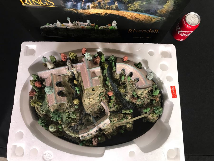 Large The Lord Of The Rings Rivendell Movie Reproduction From Weta Workshop With Box Retailed For $399 [Photo 13]