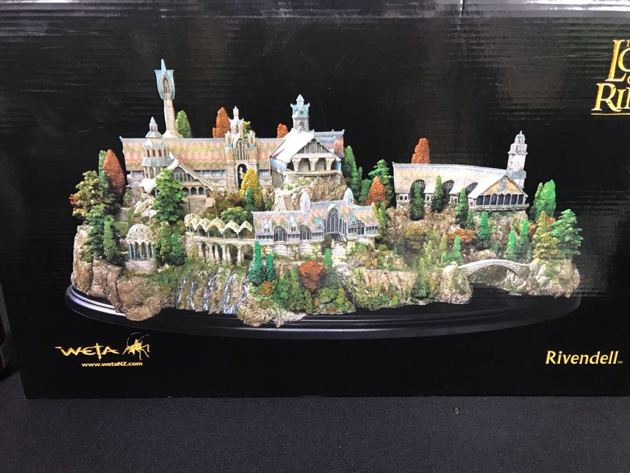 Large The Lord Of The Rings Rivendell Movie Reproduction From Weta Workshop With Box Retailed For $399 [Photo 17]