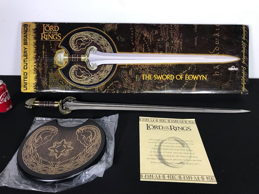 The Lord Of The Rings Sword Of EOWYN With Box And Certificate Of Authenticity By United Cutlery Brands