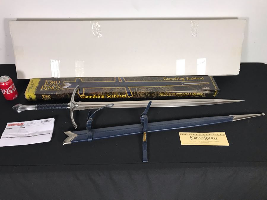 The Lord Of The Rings Museum Collection Limited Edition Sword UC1425 564 Of 1,000 With Glamdring Scabbard And Boxes - List Price Of Sword $1,200 [Photo 3]