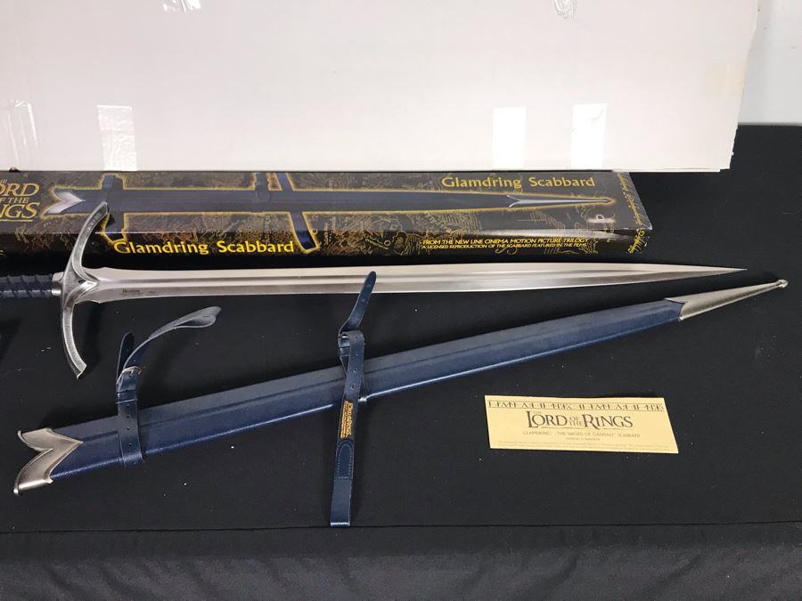 The Lord Of The Rings Museum Collection Limited Edition Sword UC1425 564 Of 1,000 With Glamdring Scabbard And Boxes - List Price Of Sword $1,200 [Photo 11]