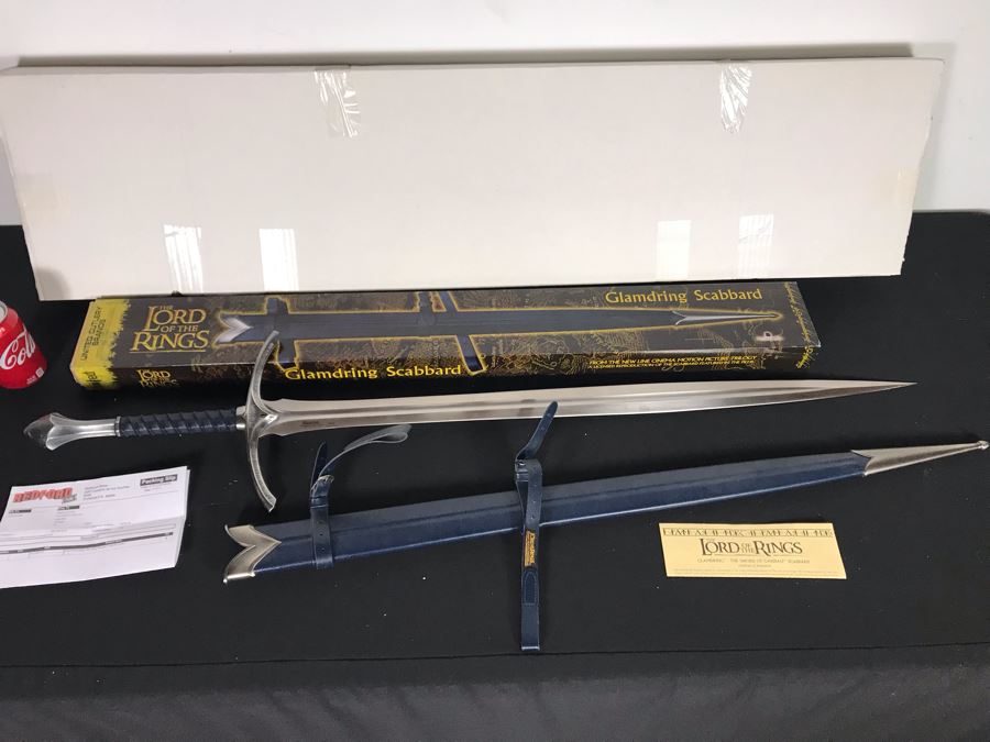 The Lord Of The Rings Museum Collection Limited Edition Sword UC1425 564 Of 1,000 With Glamdring Scabbard And Boxes - List Price Of Sword $1,200 [Photo 4]