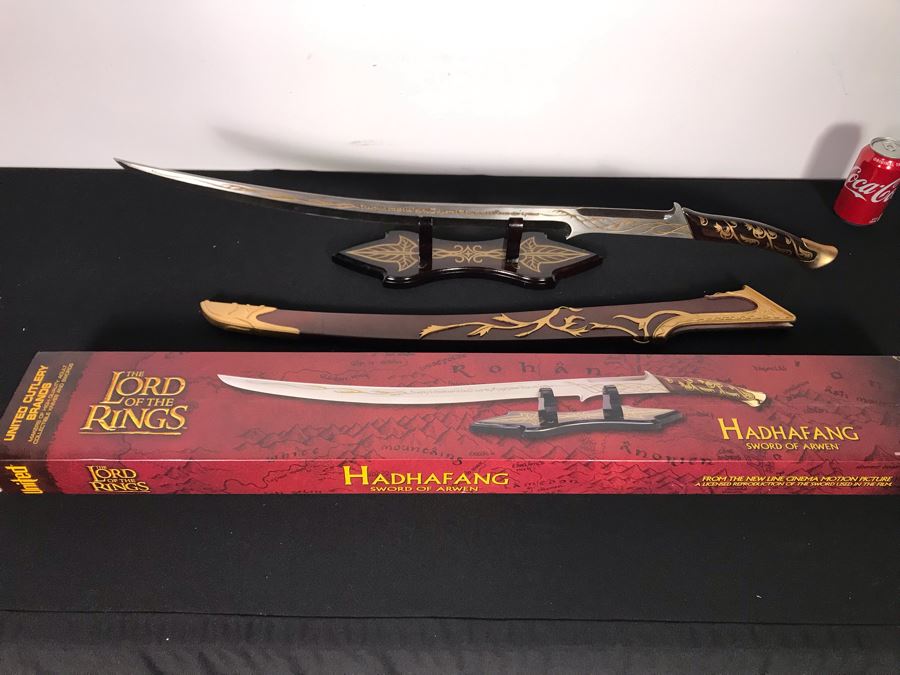 The Lord Of The Rings Hadhafang Sword Of Arwen With Box By United Cutlery Brands [Photo 9]