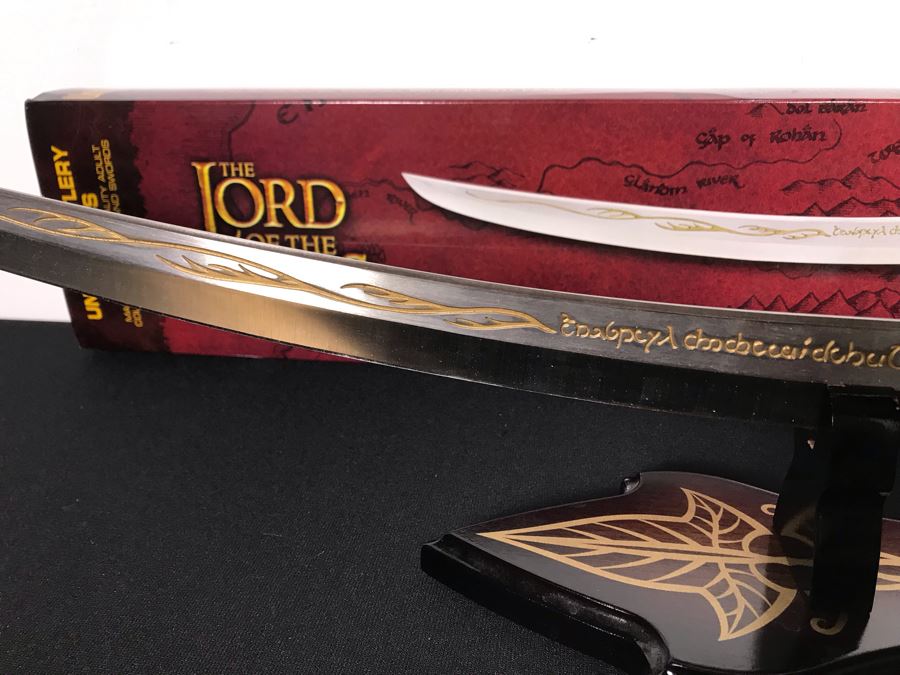 The Lord Of The Rings Hadhafang Sword Of Arwen With Box By United ...