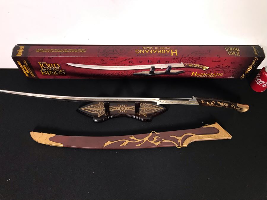 The Lord Of The Rings Hadhafang Sword Of Arwen With Box By United ...