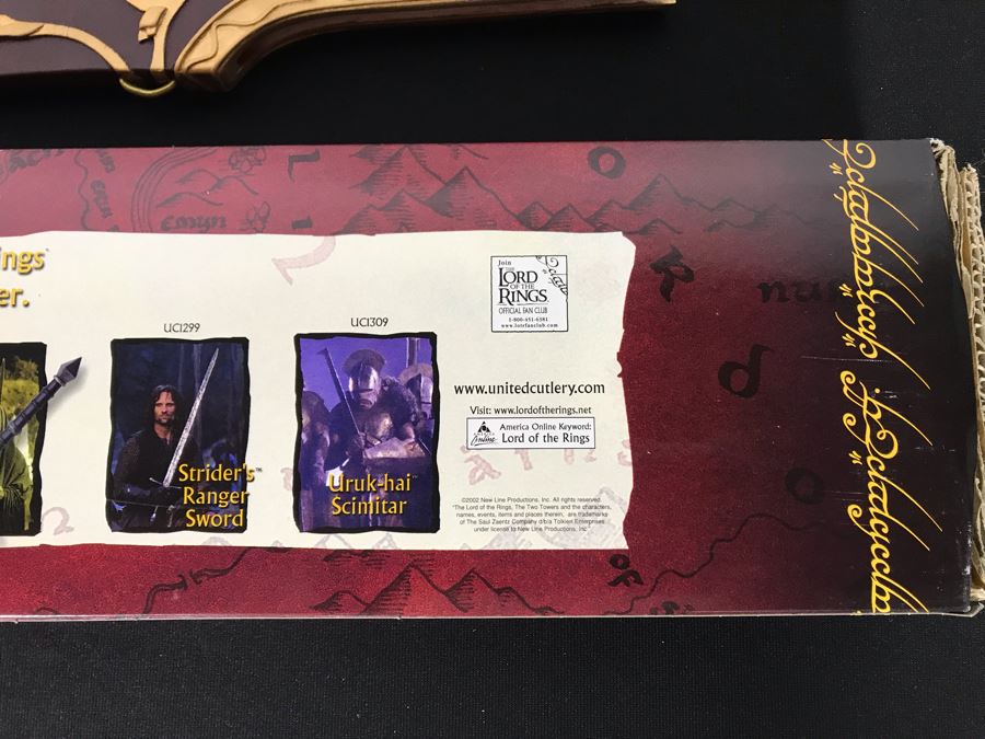 The Lord Of The Rings Hadhafang Sword Of Arwen With Box By United Cutlery Brands [Photo 14]