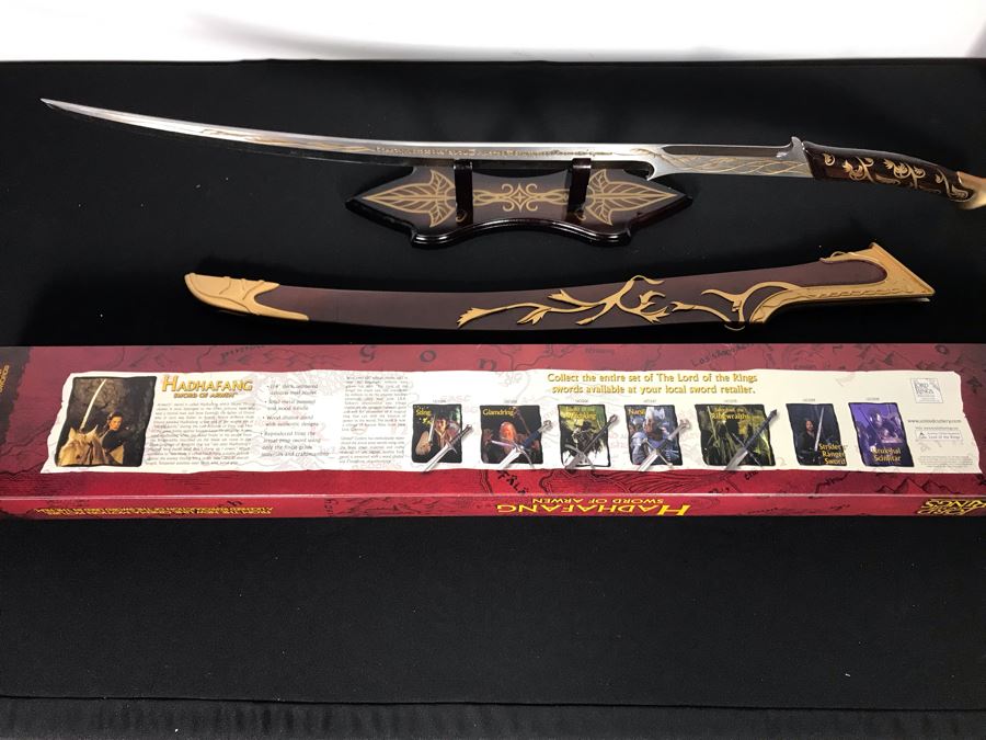The Lord Of The Rings Hadhafang Sword Of Arwen With Box By United Cutlery Brands [Photo 13]