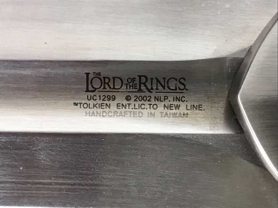 The Lord Of The Rings The Sword Of Strider With Box By United Cutlery Brands [Photo 8]
