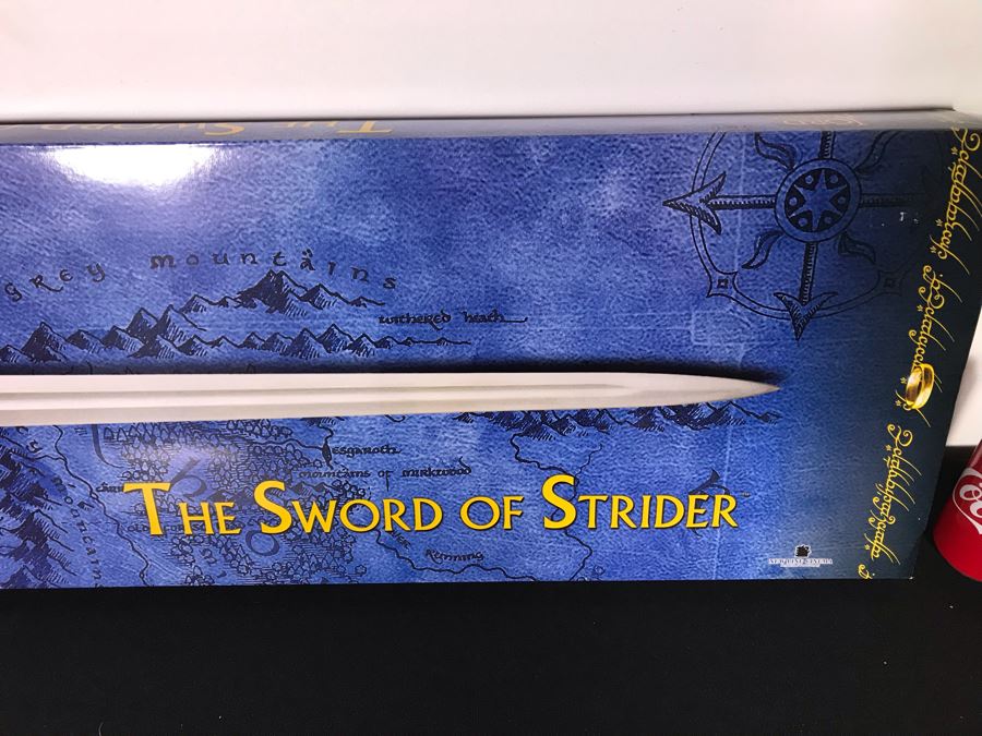 The Lord Of The Rings The Sword Of Strider With Box By United Cutlery Brands [Photo 10]