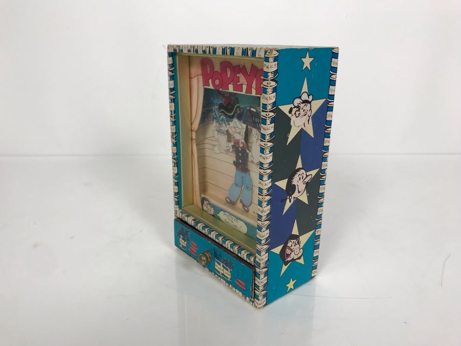 Vintage 1980 Popeye The Sailor Working Music Box [Photo 8]