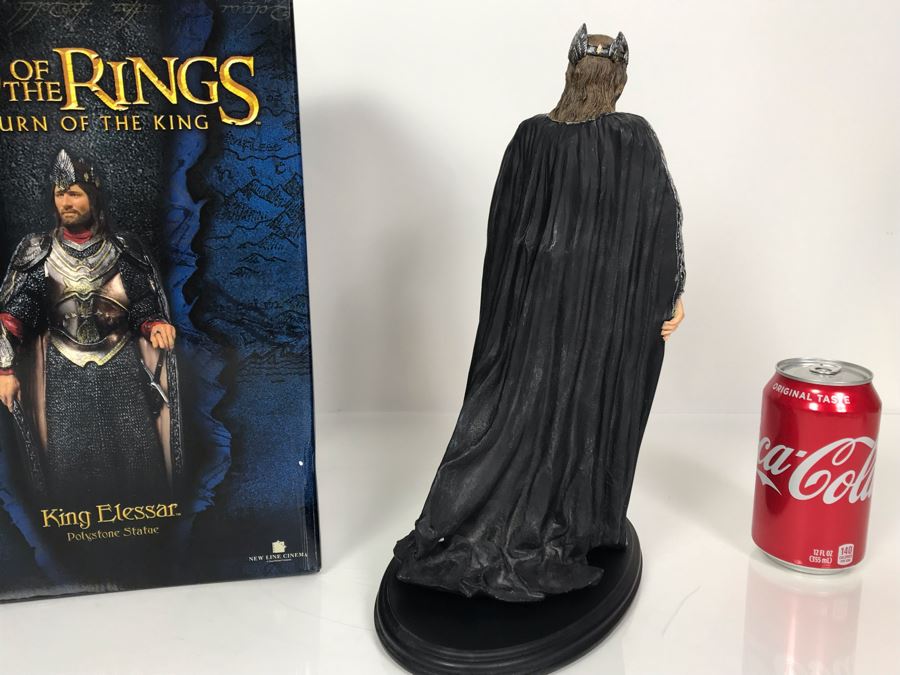 The Lord Of The Rings The Return Of The King Movie - King Elessar Sculpture Limited Edition Of 3,000 From Sideshow Weta Collectibles With Box [Photo 9]