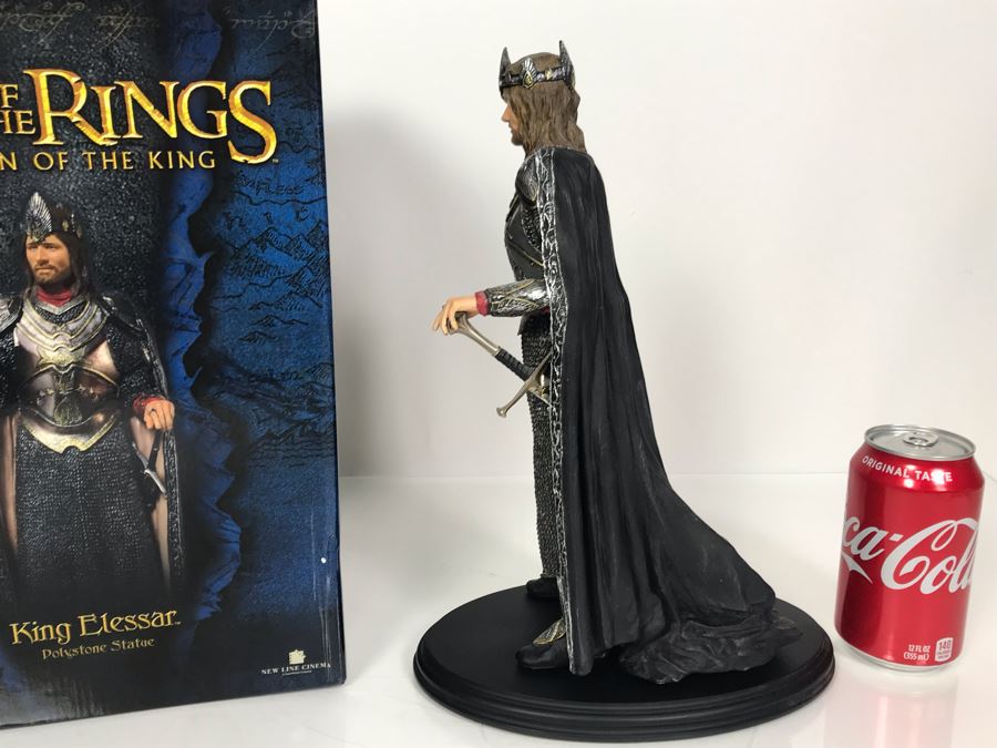 The Lord Of The Rings The Return Of The King Movie - King Elessar Sculpture Limited Edition Of 3,000 From Sideshow Weta Collectibles With Box [Photo 8]