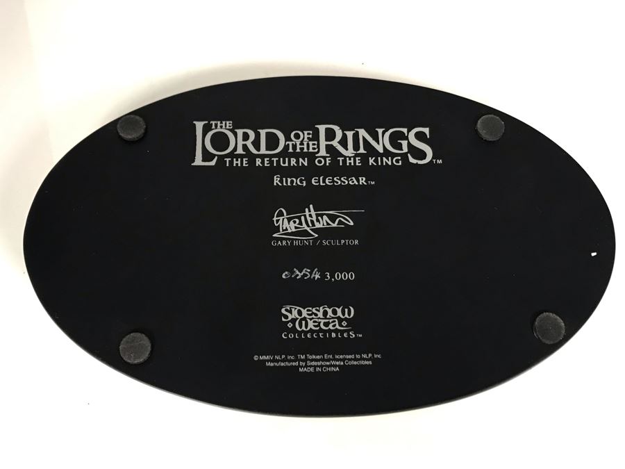 The Lord Of The Rings The Return Of The King Movie - King Elessar Sculpture Limited Edition Of 3,000 From Sideshow Weta Collectibles With Box [Photo 16]